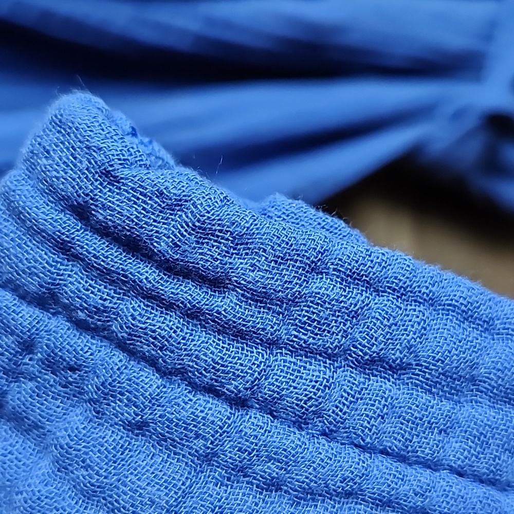 Parachute Blue Waffle Robe - Picture 8 of 12